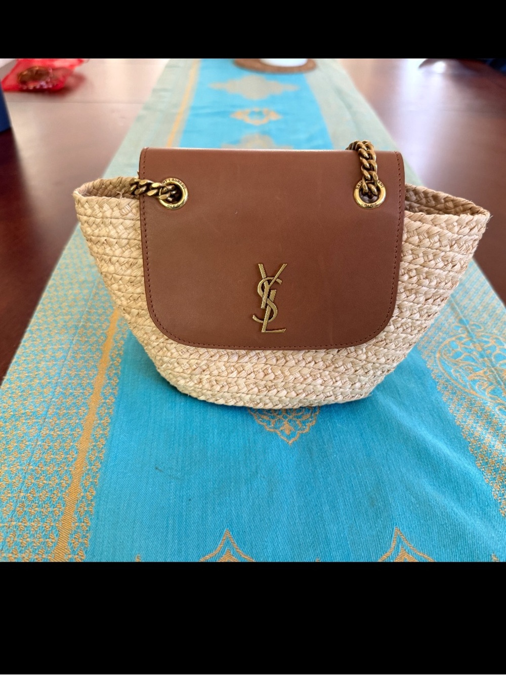 MINi MANON RAFFIA YSL BAG - Picture 2 of 3
